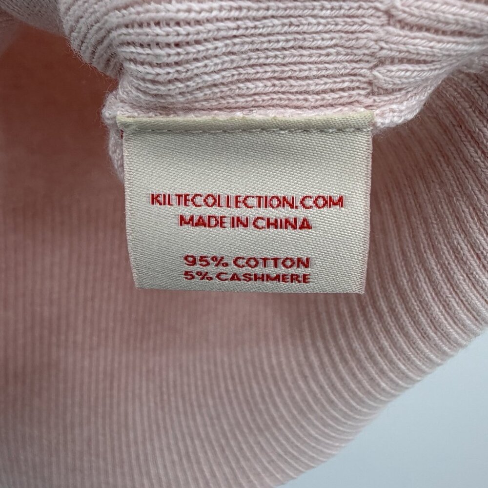 Kilte Collection The Rei Tank in Blush Cotton-Cashmere sz 2 M Medium V-Neck Top - Picture 5 of 6